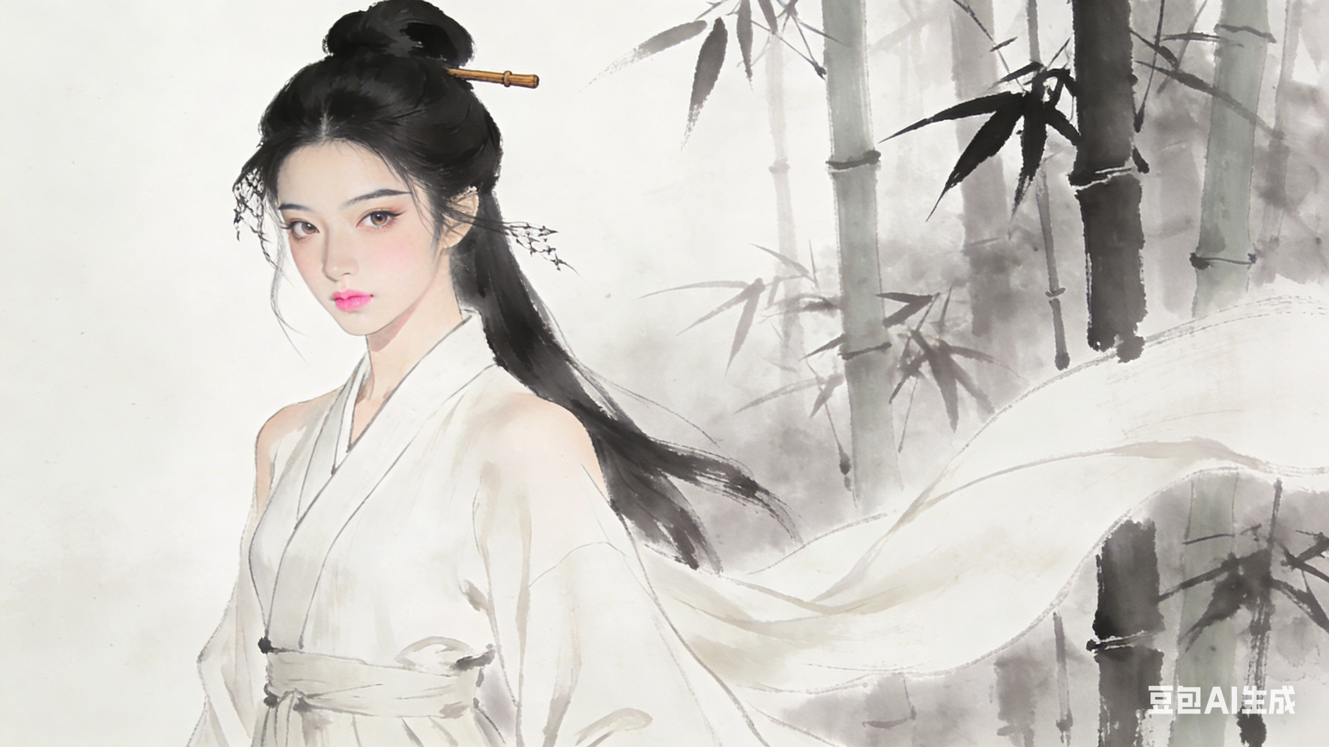 国风人物 AI 绘画・最终完整版填空模板